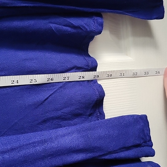 Bright Blue 3/4 Sleeve Cardigan - Picture 2 of 8